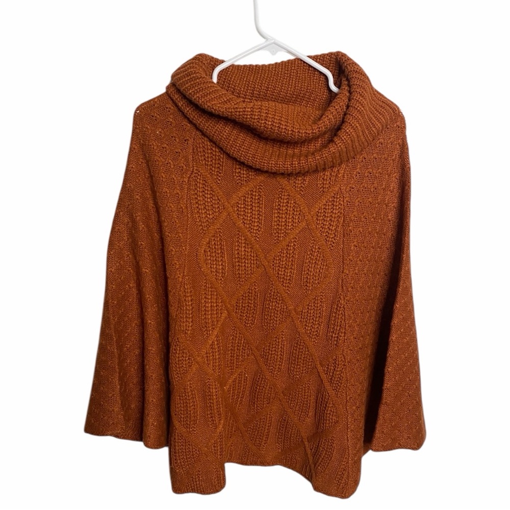 Moda Cowl Neck Sweater - Warm Orange